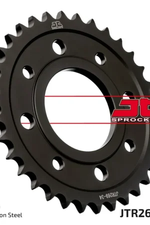 JT SPROCKETS - REAR STEEL 34T, 428 - Sprockets - Sterk en Duurzaam Seizoensaanbieding